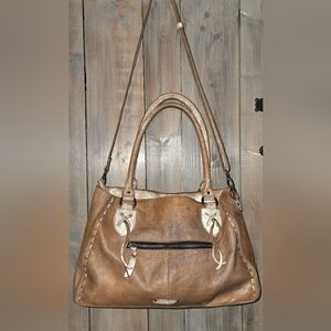 Bed Stu Rockababy Leather Purse Cashew Rustic Nectar Lux